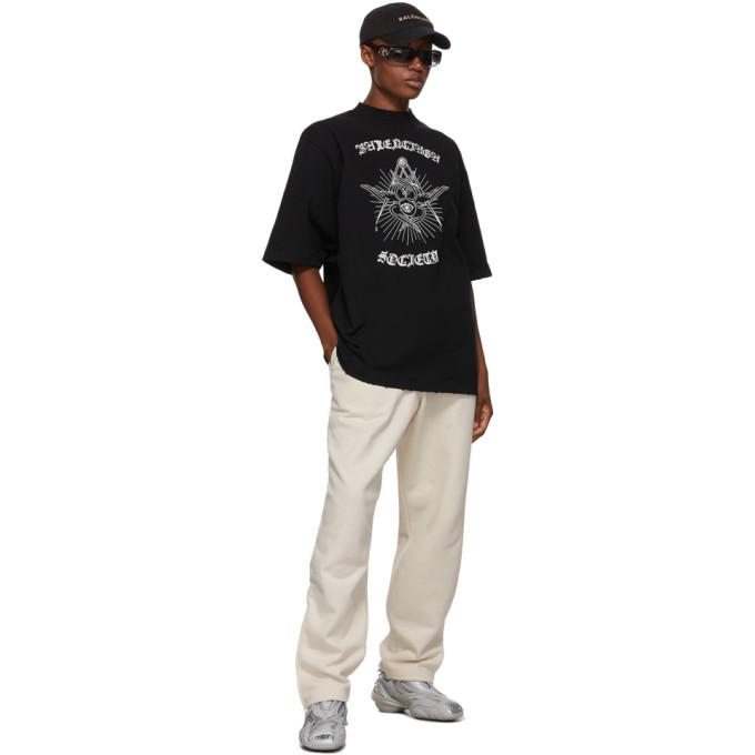 Balenciaga Black Gothic T-Shirt Balenciaga