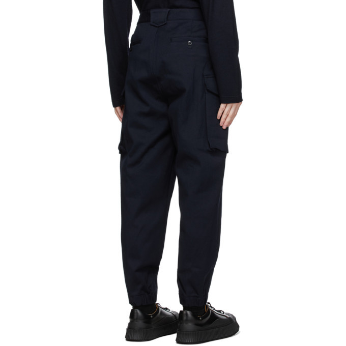 tss Navy Cuffed Military Cargo Pants tss
