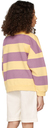 The Campamento Kids Yellow & Purple Striped Sweatshirt