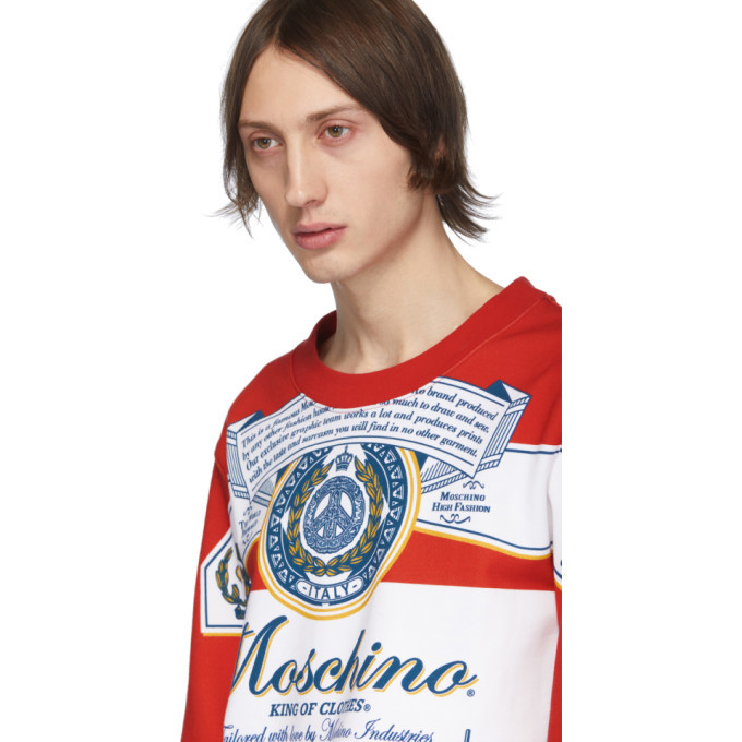 Moschino Red and White Budweiser 