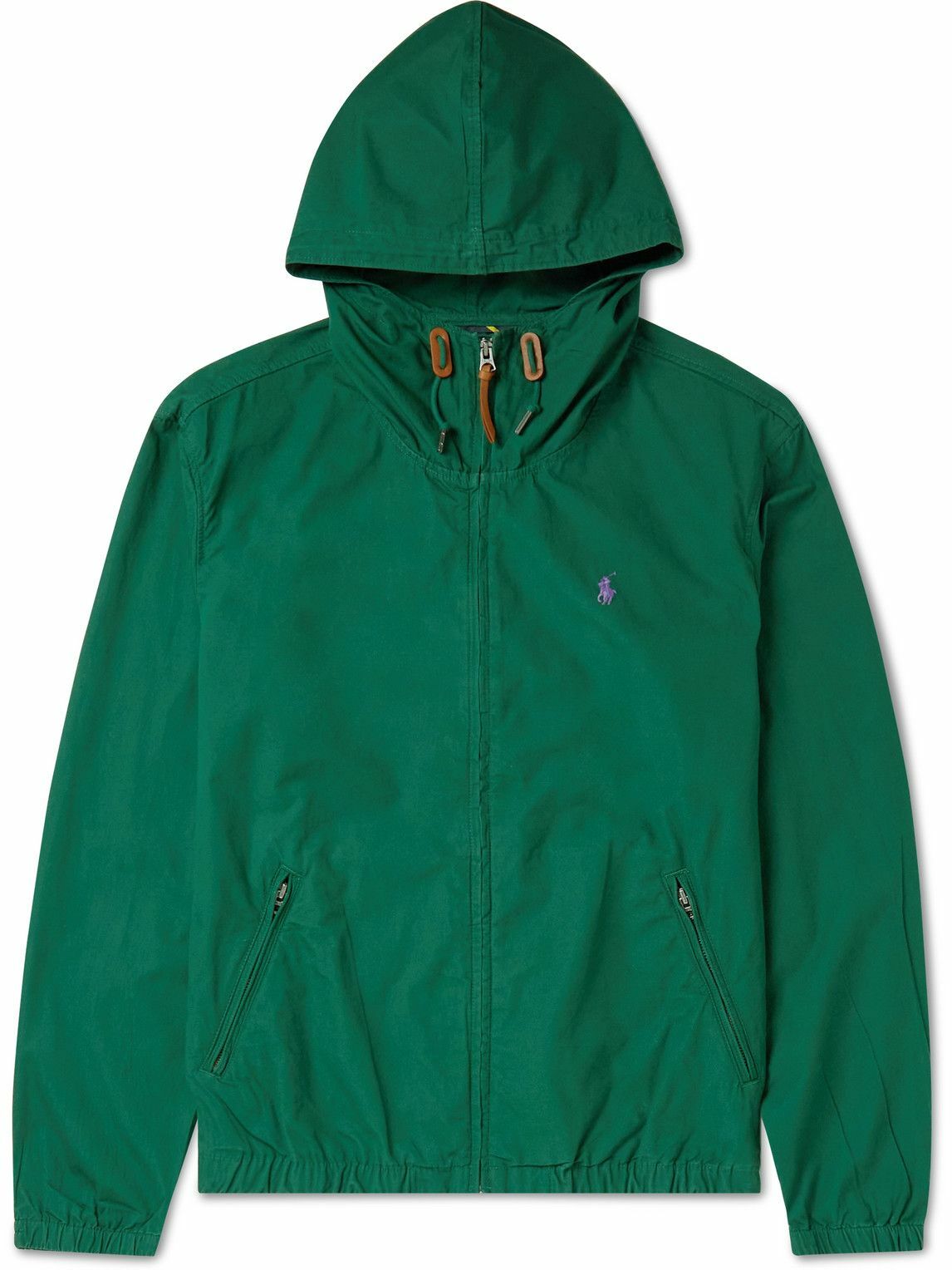 Polo Ralph Lauren - Logo-Embroidered Cotton Hooded Jacket - Green
