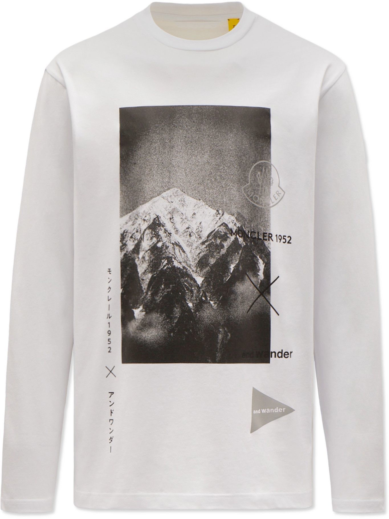 爆安セール！ MONCLER 1952 長袖 AND WANDER 1952 MOUNTAIN 長袖 TEE