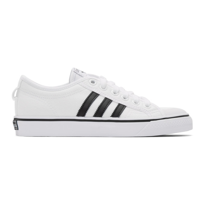 adidas Originals White Nizza Sneakers adidas Originals