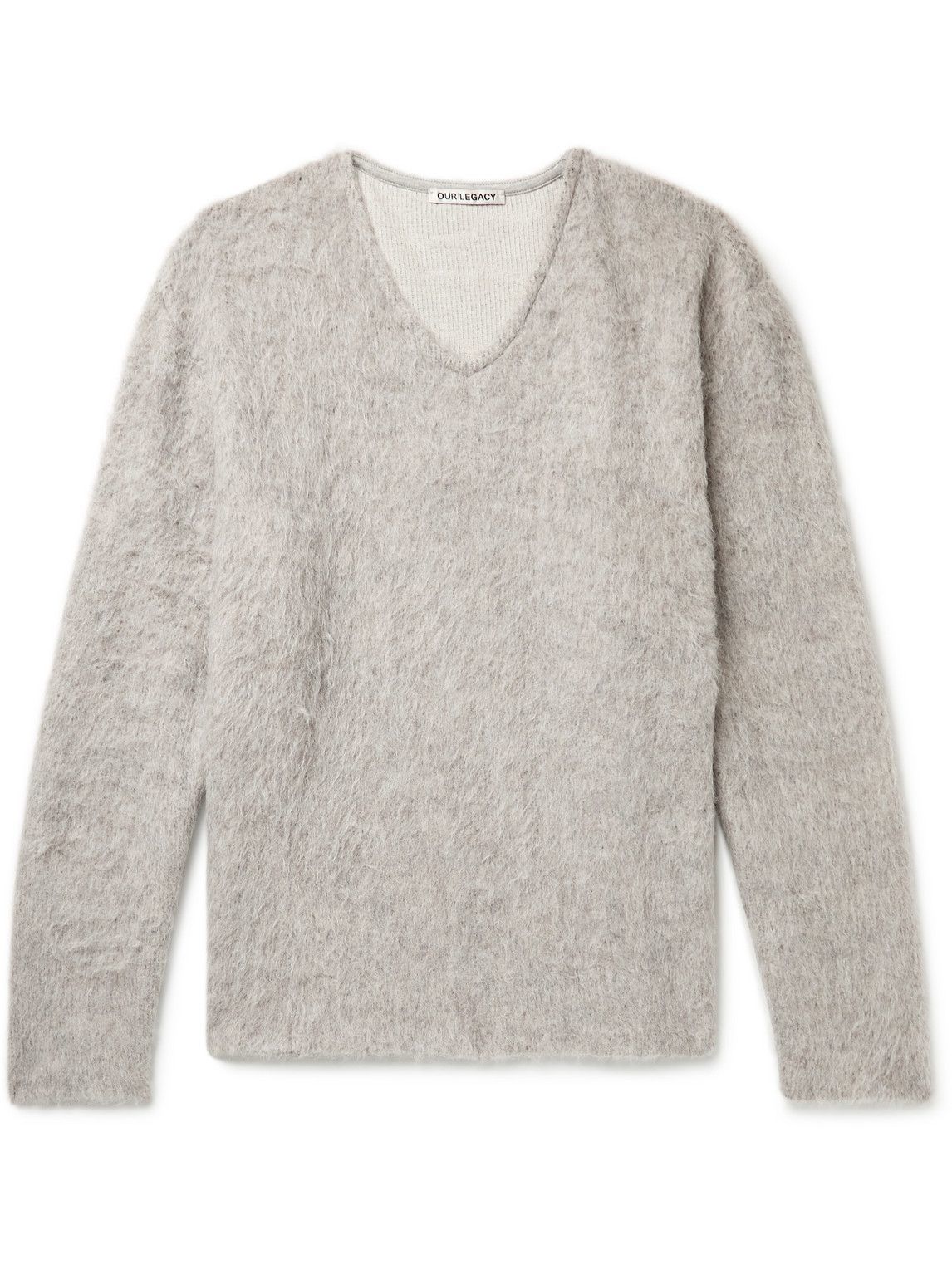 Our Legacy - Textured-Knit Sweater - Gray Our Legacy