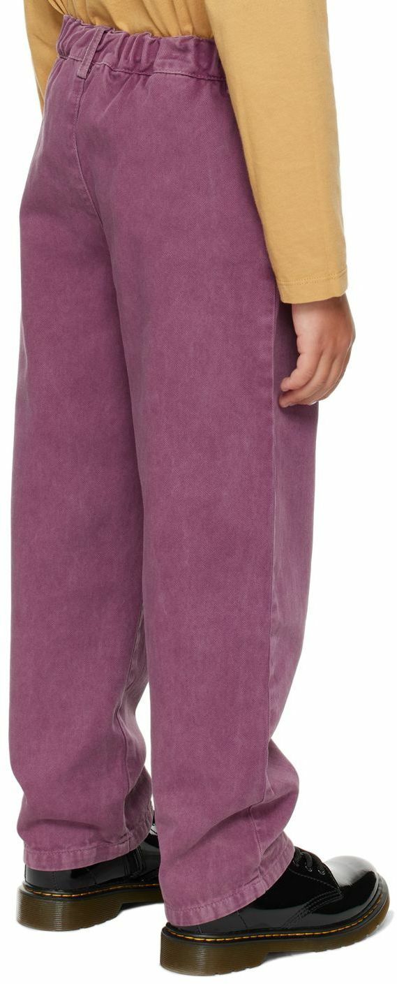 The Campamento Kids Purple Washed Trousers