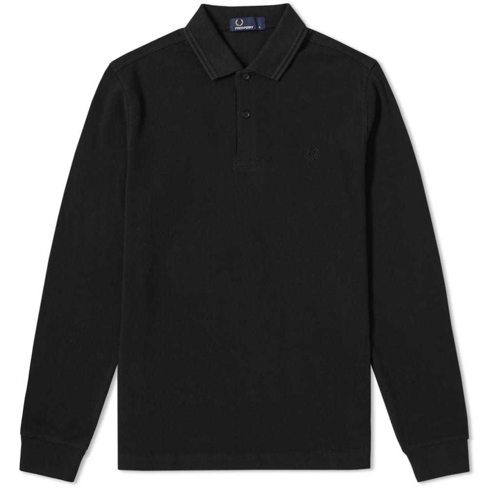 Fred Perry Long Sleeve Twin Tipped Polo Fred Perry