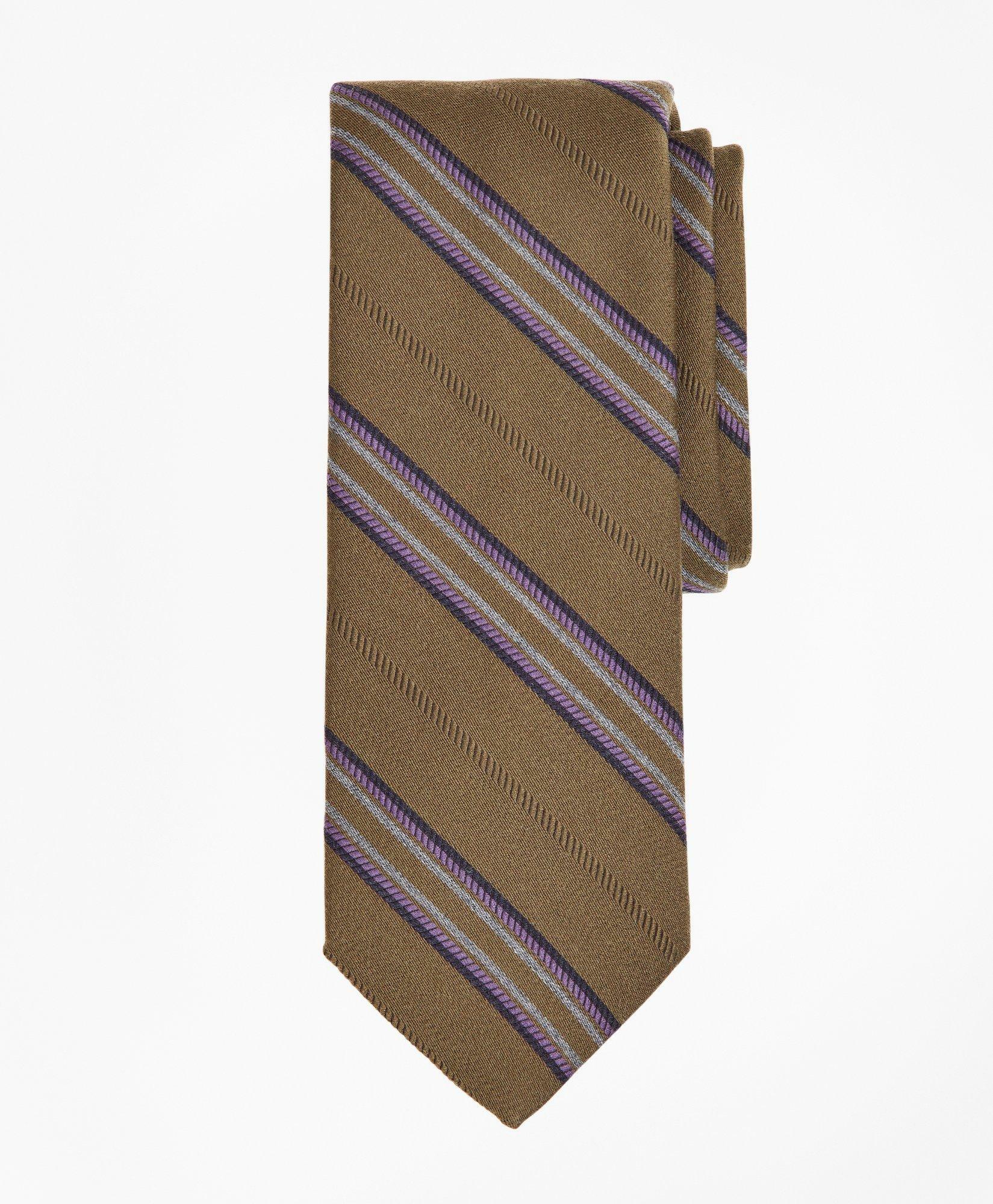 Brooks Brothers Men's Framed Stripe Tie | Green