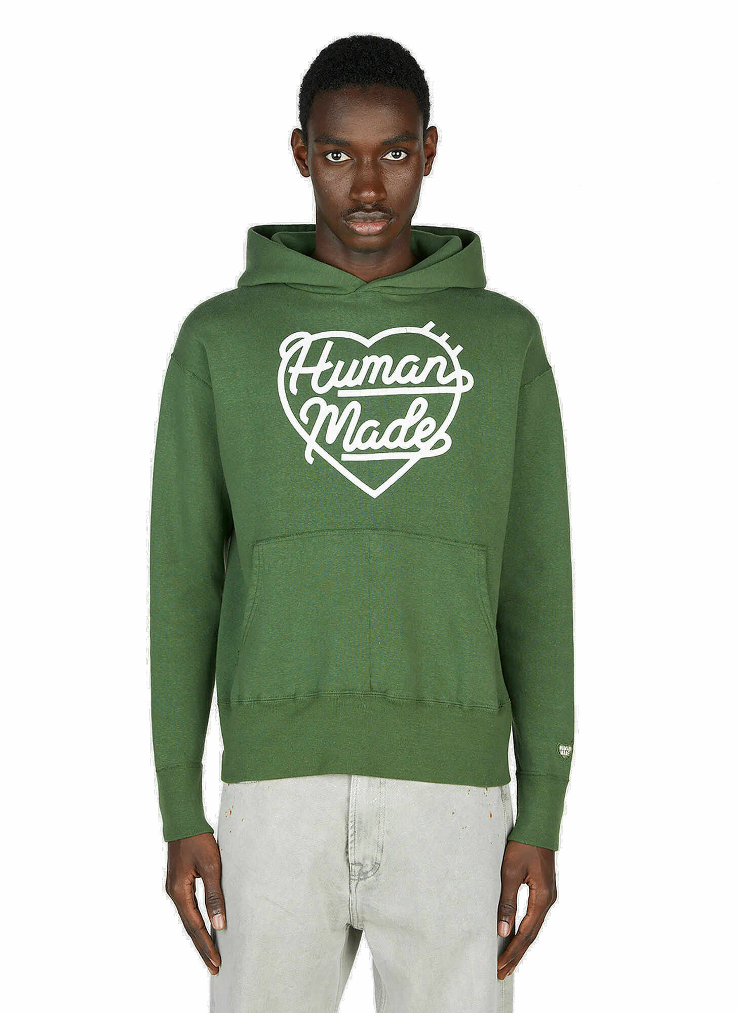 Human Made - Tsuriami Hooded Sweatshirt in Green Human Made