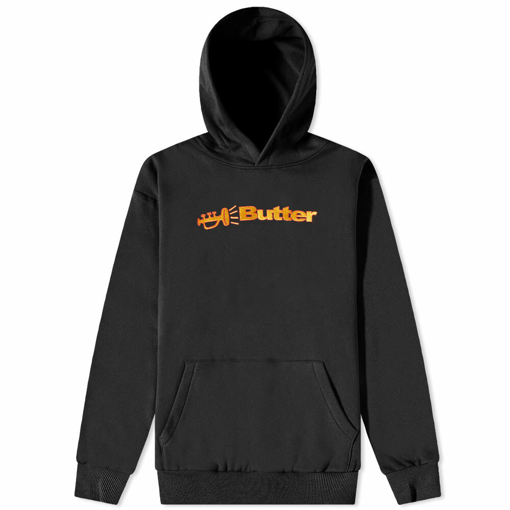 Butter Goods Men's Geo Hoody in Black Butter Goods