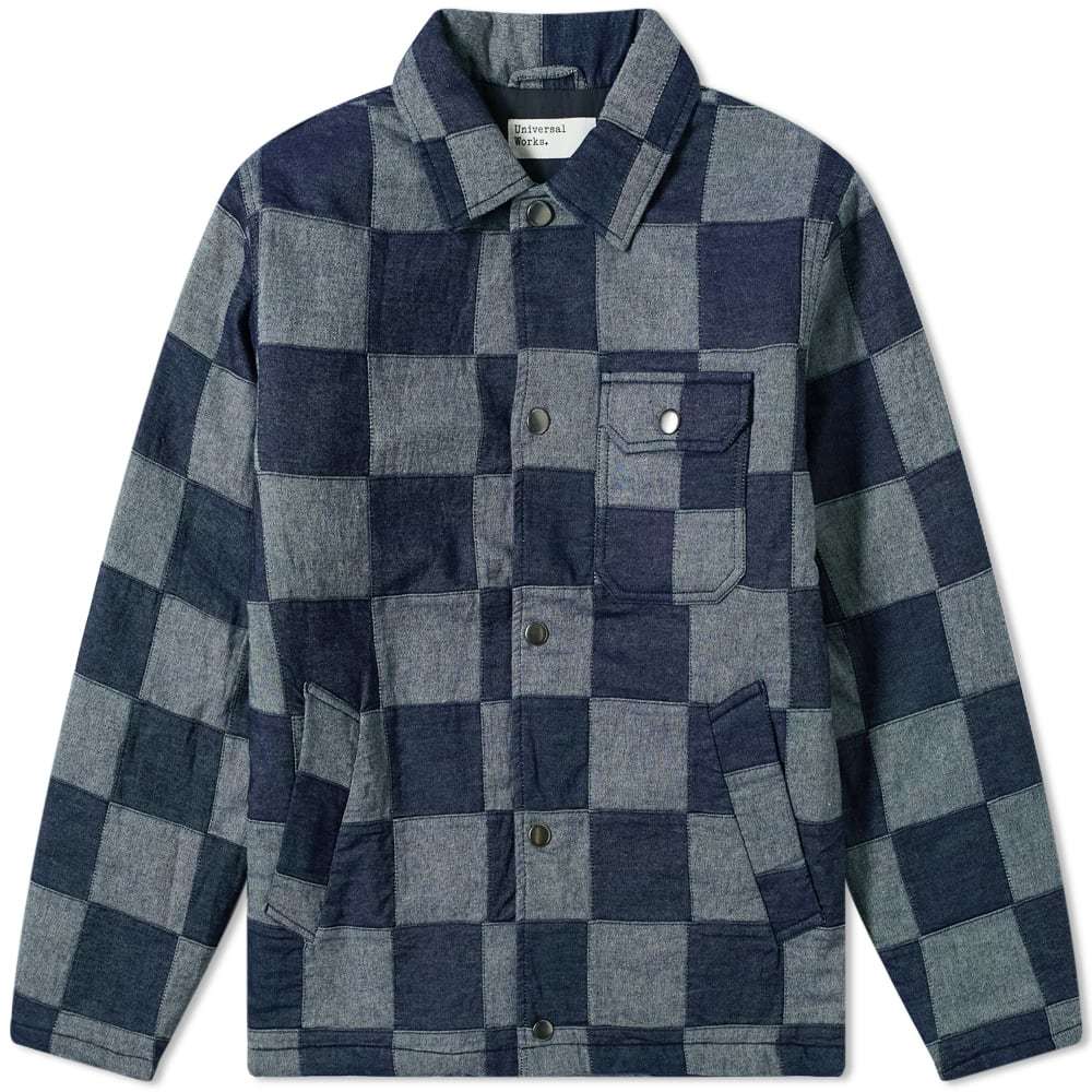 Universal Works Patchwork Denim Coach Jacket Universal Works