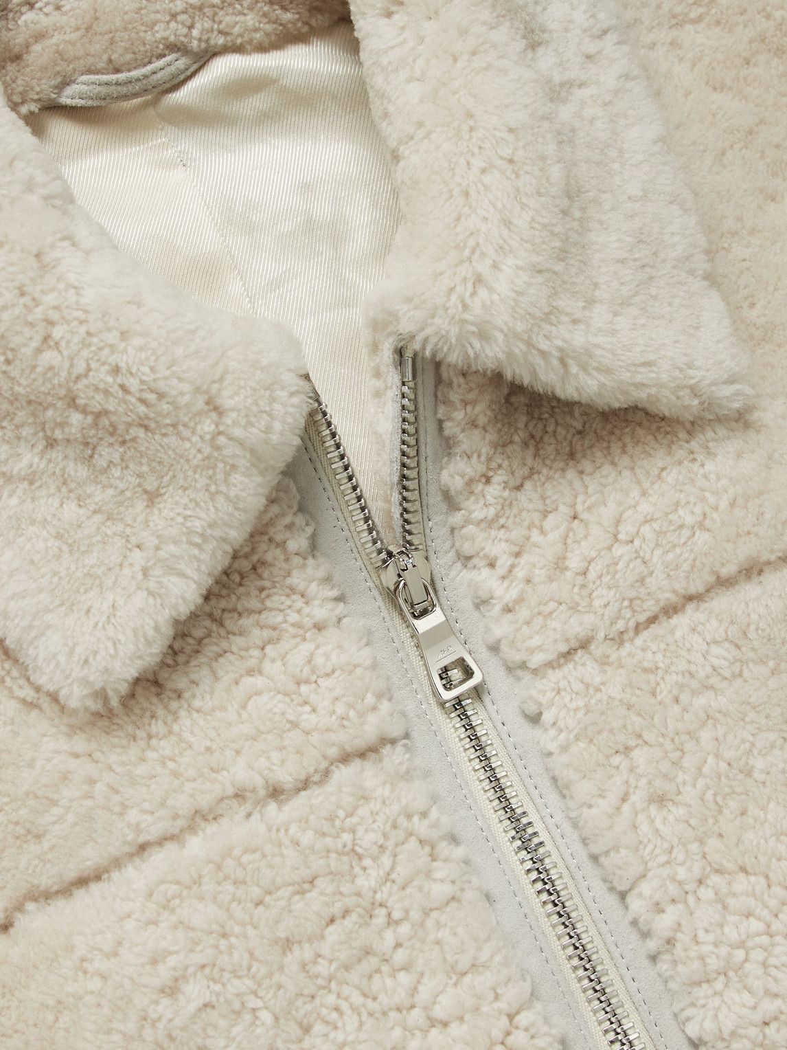 Mr P. - Shearling Fleece Jacket - Neutrals Mr P.