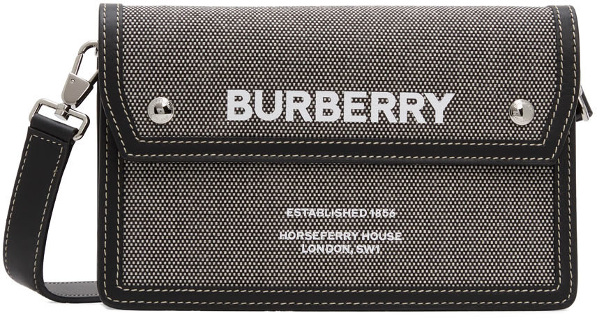 Photo: Burberry Grey Horseferry Messenger Bag