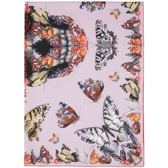 alexander mcqueen butterfly scarf