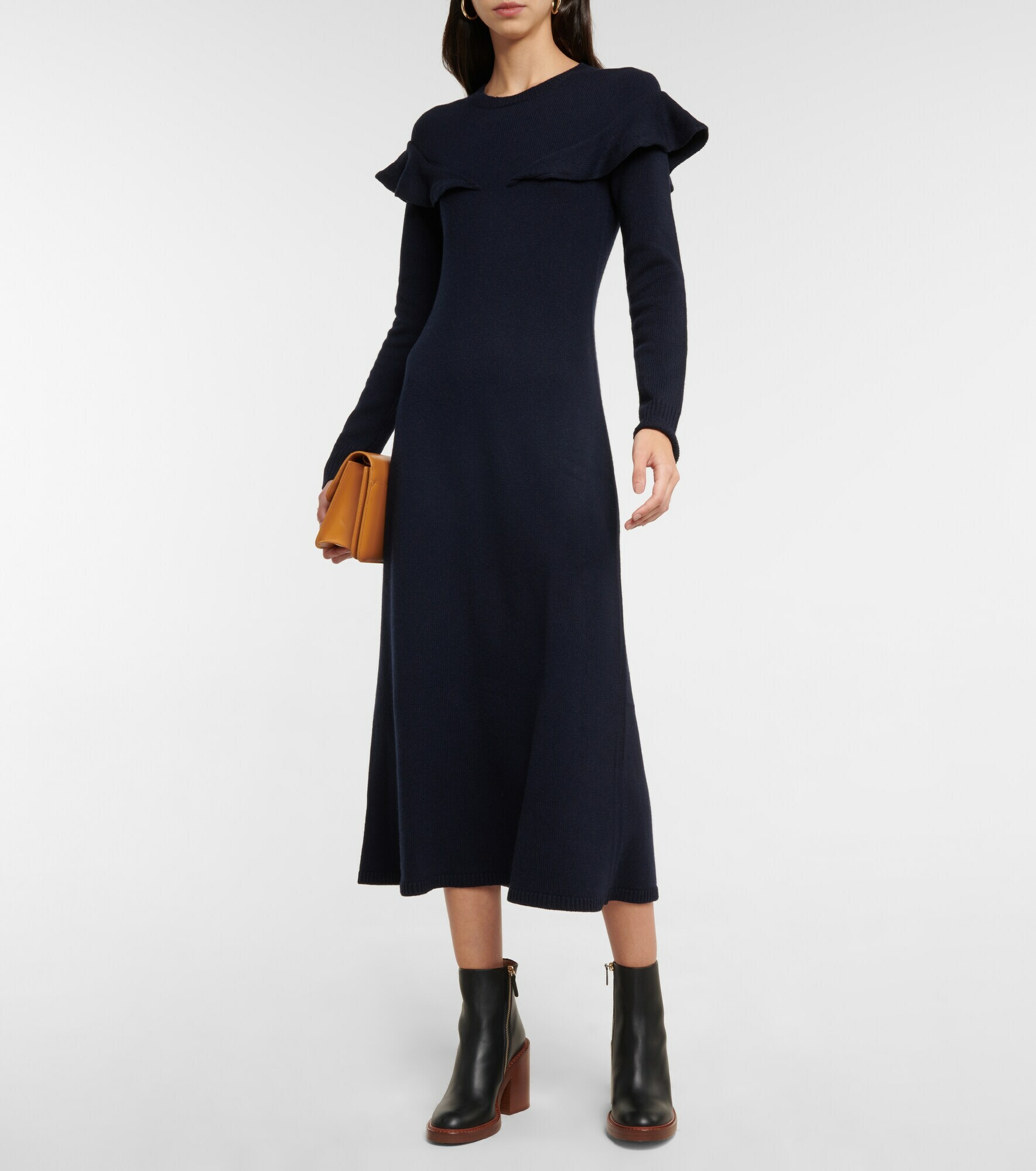 Chloe Cashmere Midi Dress Chloe