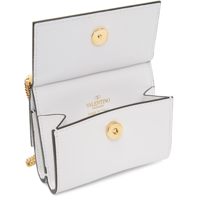 Valentino White Valentino Garavani VLogo Wallet Bag Valentino