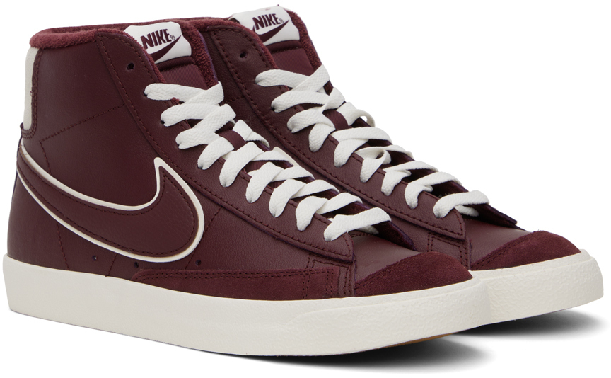 blazers nike burgundy