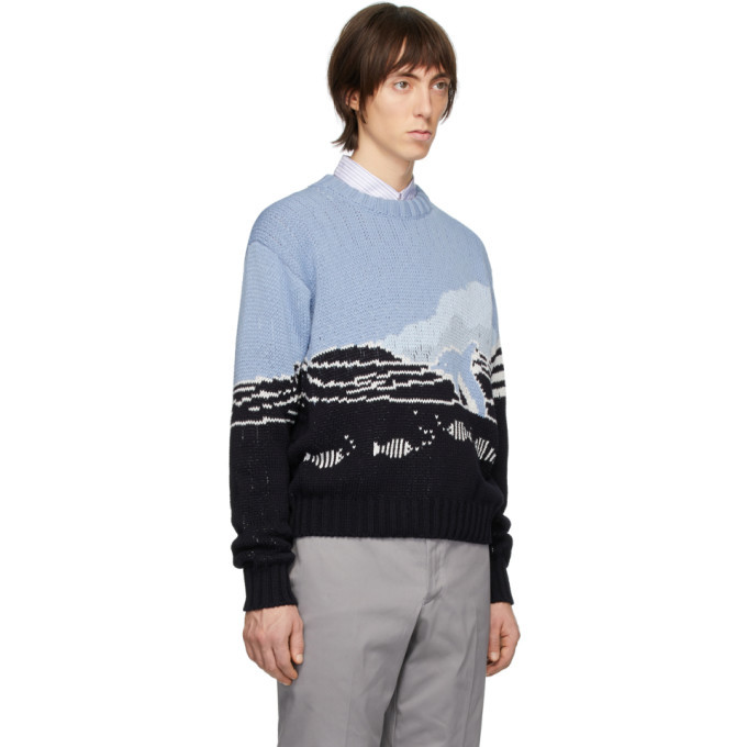 thom browne dolphin cardigan