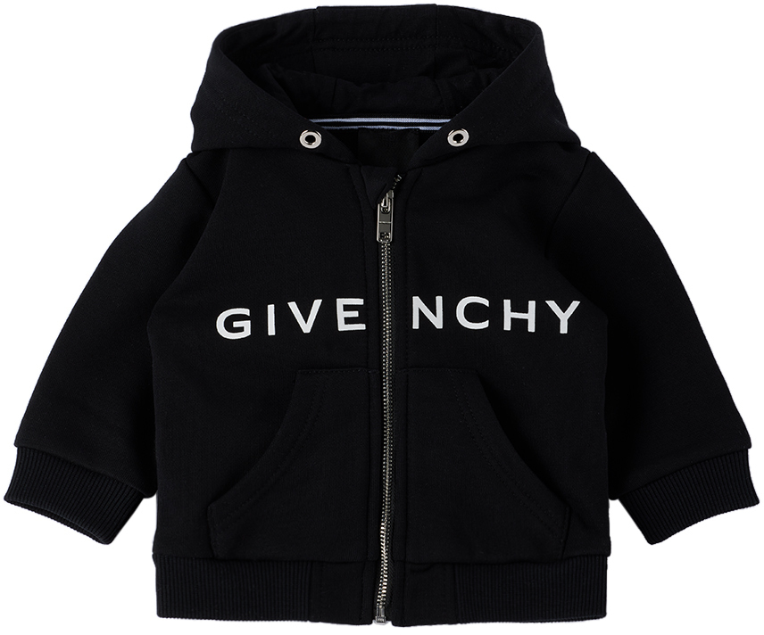 Givenchy Baby Black Printed Hoodie Givenchy