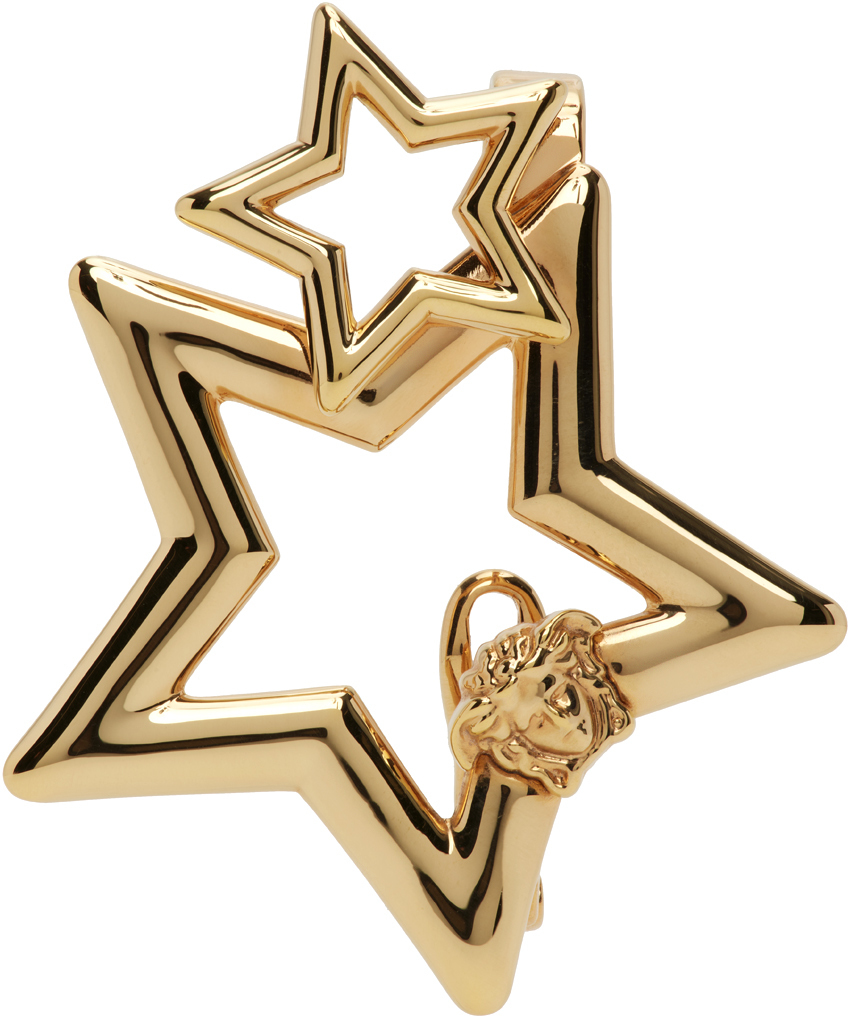 Versace Gold Star Single Ear Cuff Versace
