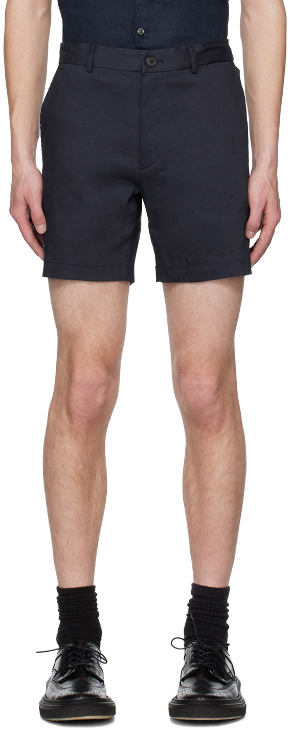 Theory Navy Curtis Shorts Theory