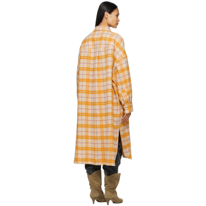 Isabel Marant Etoile Yellow Fontia Coat