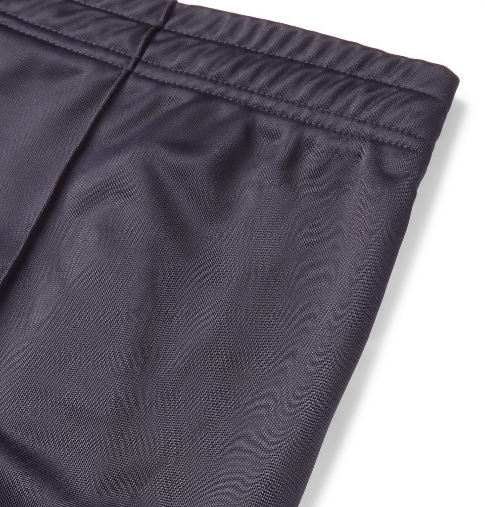 Our Legacy Striped Satin Sweatpants Men Navy Our Legacy