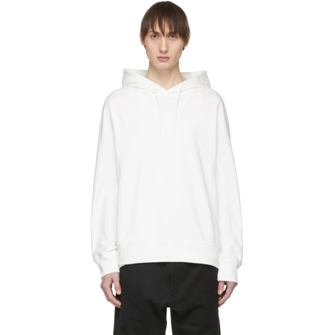 Y-3 White New Classic Hoodie Y-3