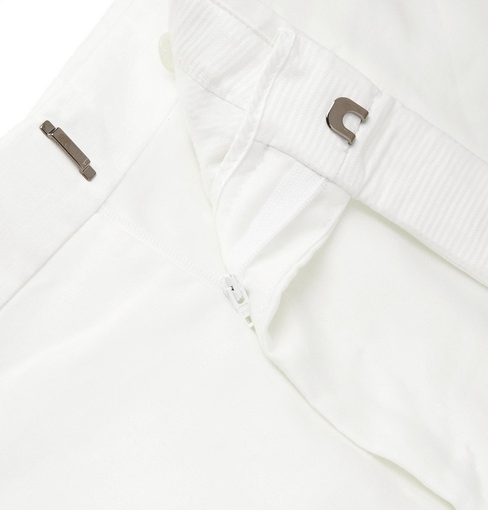 Linen-Blend Suit Trousers - Men 