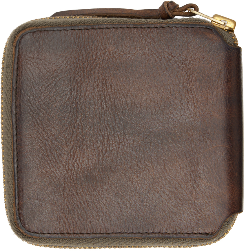 RRL Brown Zip Wallet RRL