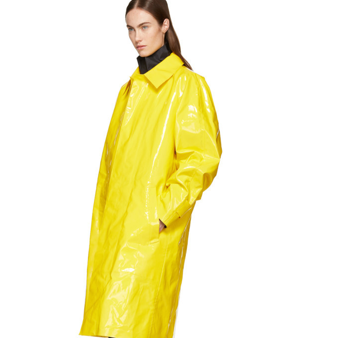 yellow rubber coat