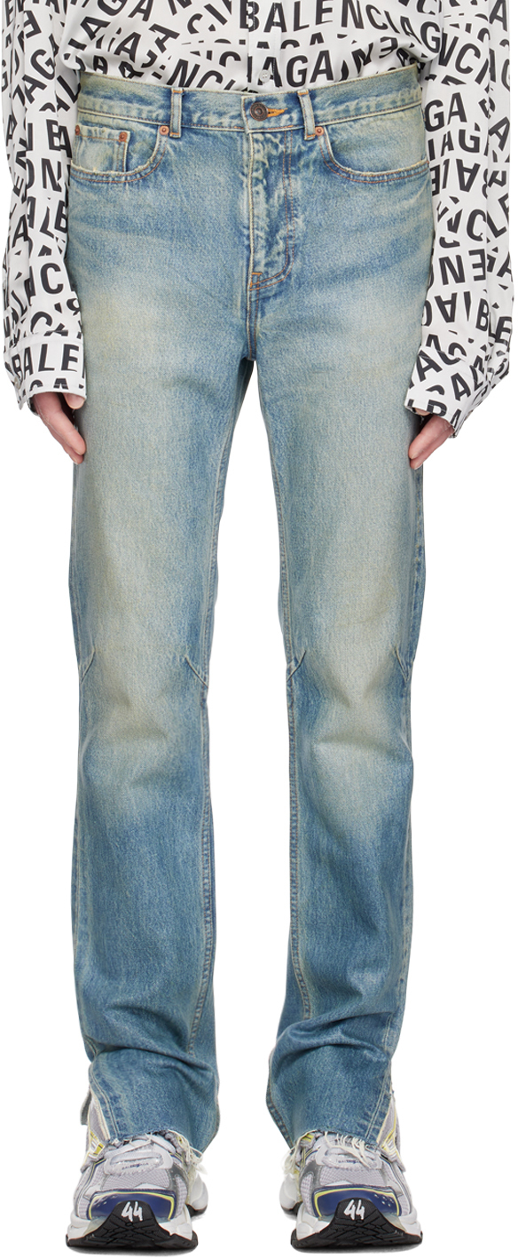 balenciaga blue jeans