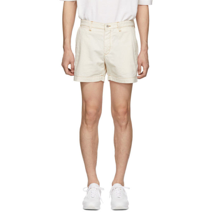 Loewe White Denim Shorts Loewe