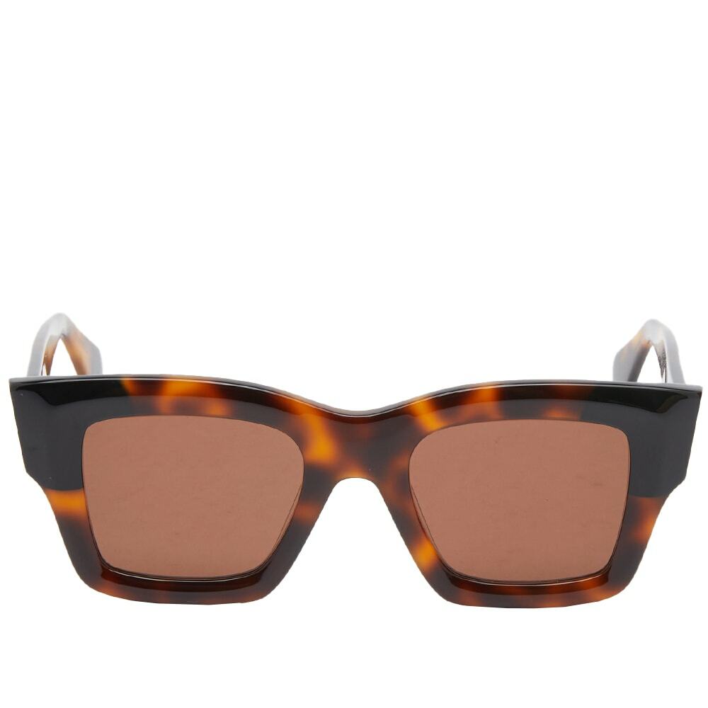Jacquemus Men's Baci Sunglasses in Brown Tortoiseshell Jacquemus
