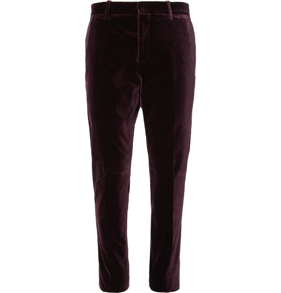 Cotton velvet trousers Clearance