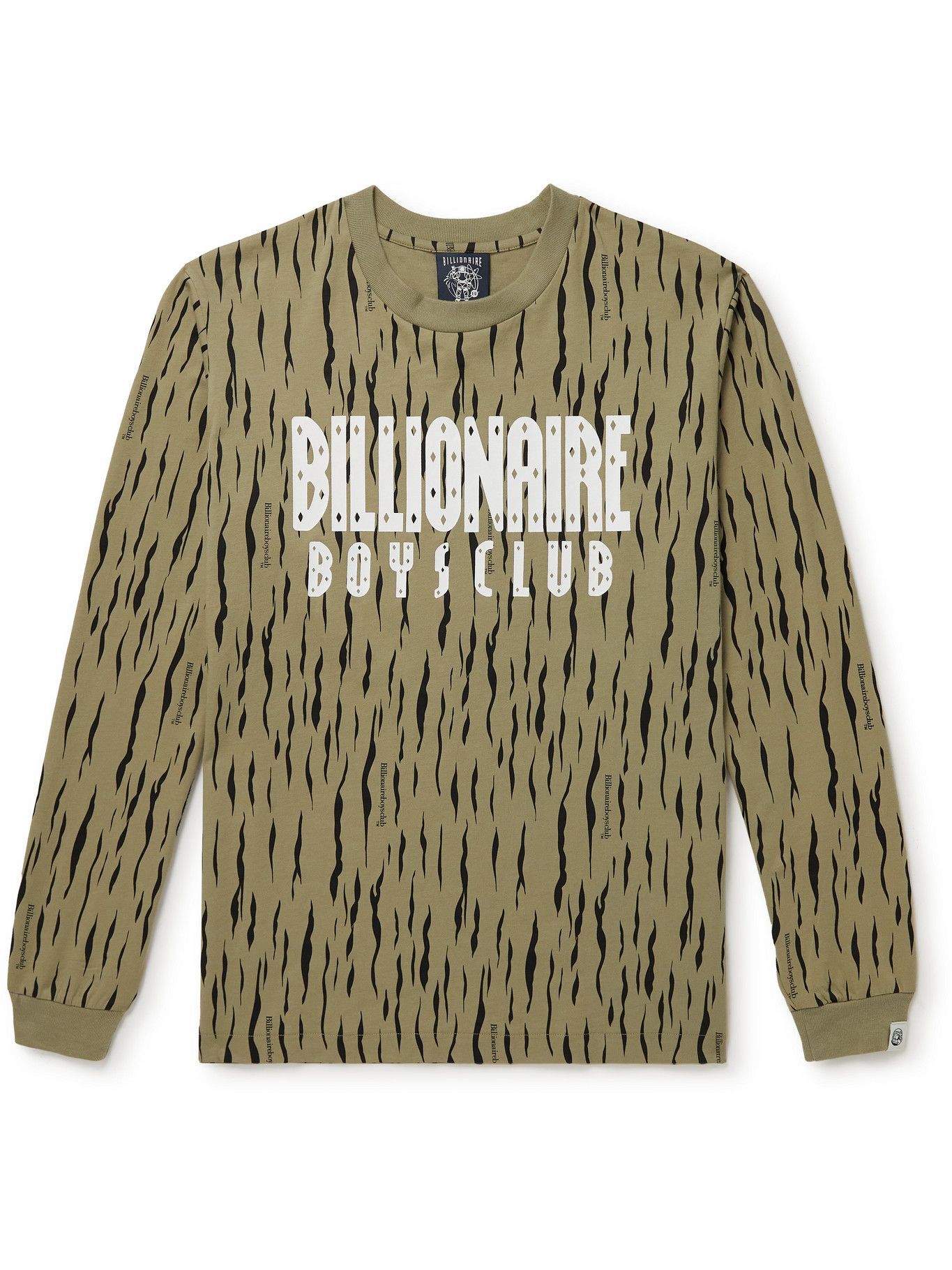 Billionaire Boys Club - Logo-Print Cotton-Jersey T-Shirt - Green ...