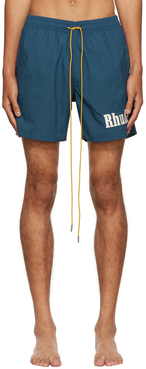 Rhude Blue Polyester Shorts Rhude