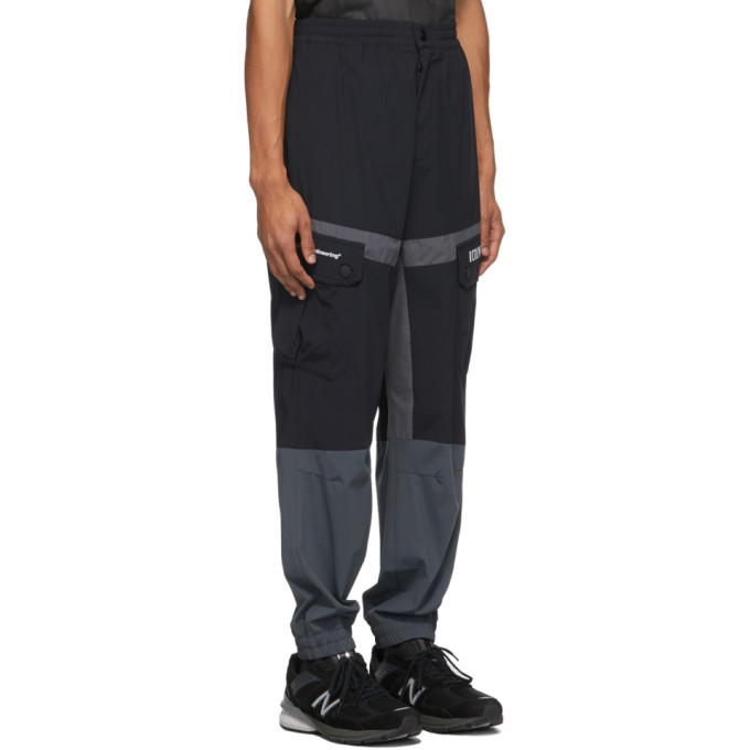 Colmar by White Mountaineering Black and Grey Econyl® Cargo Pants Colmar  A.G.E. by Shayne Oliver