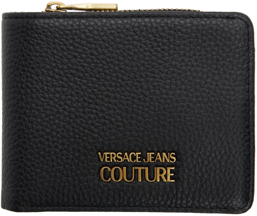 Versace Jeans Couture Black Logo Wallet Versace