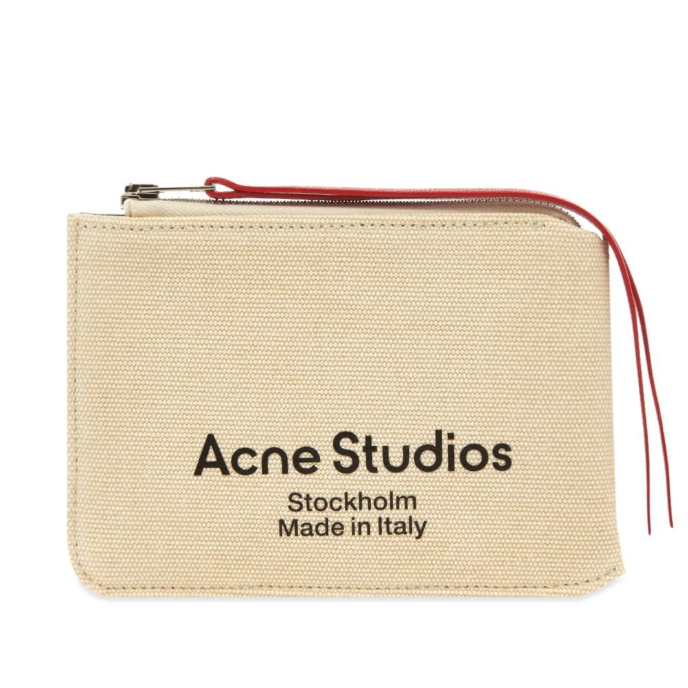 Acne Studios Malachite S Canvas Wallet Acne Studios