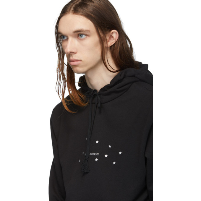 saint laurent hoodie stars