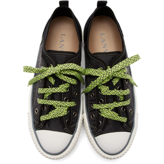 lanvin velvet sneakers