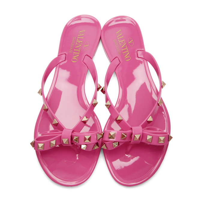 valentino jelly bow sandals