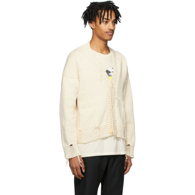 Red Knit Logo Cardigan Rhude