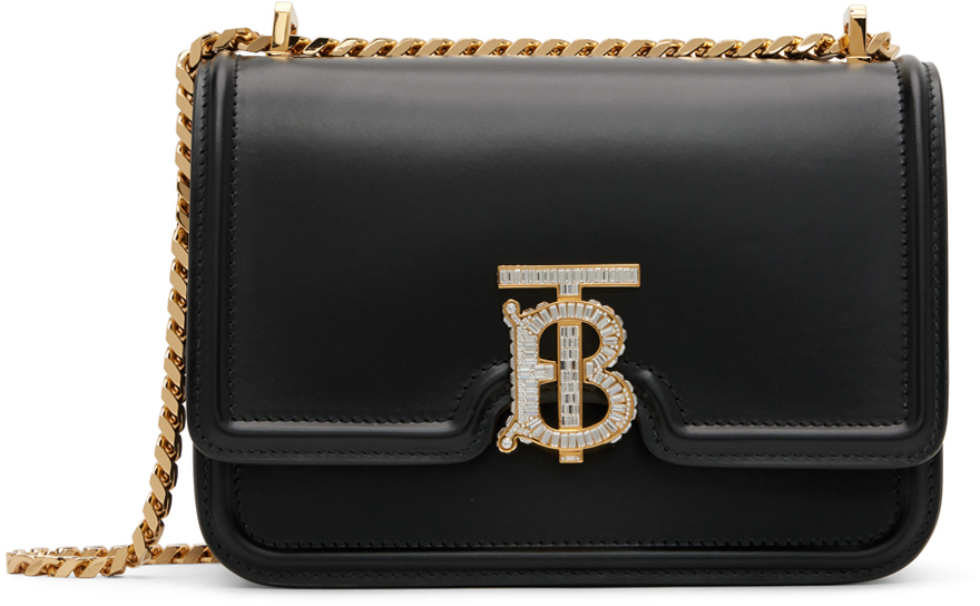 Burberry Black Small TB Bag Burberry