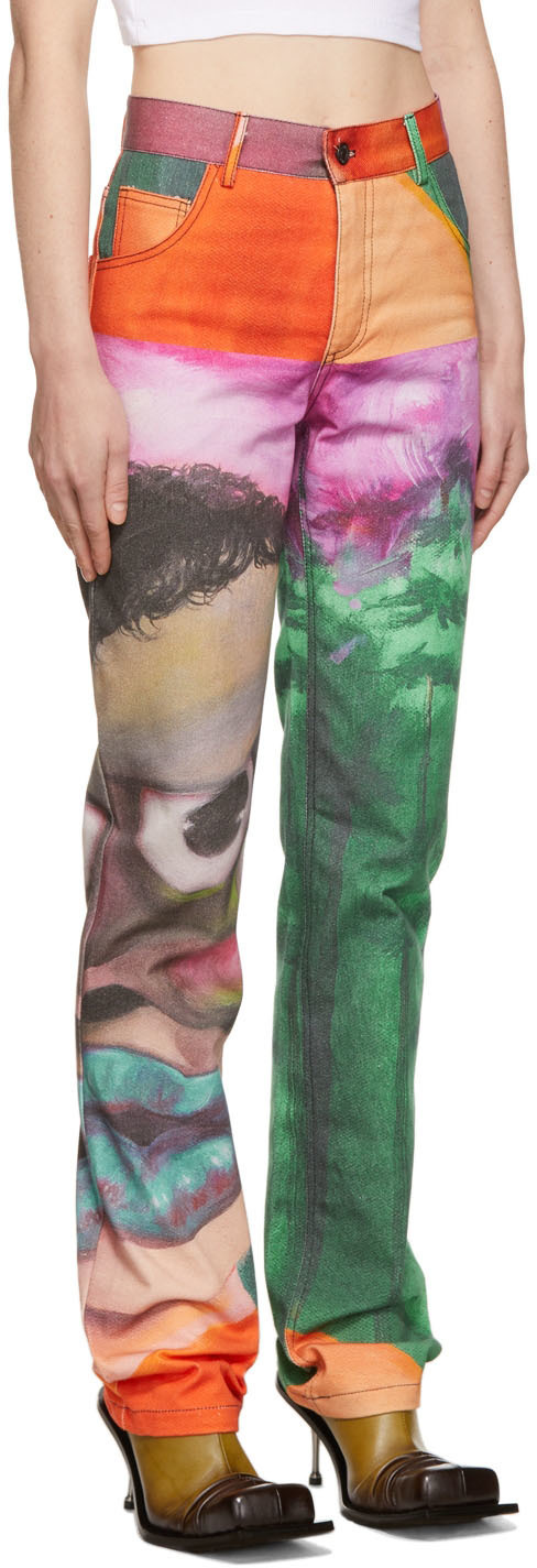 Ottolinger Multicolor Cheyenne Julien Print Trousers Ottolinger