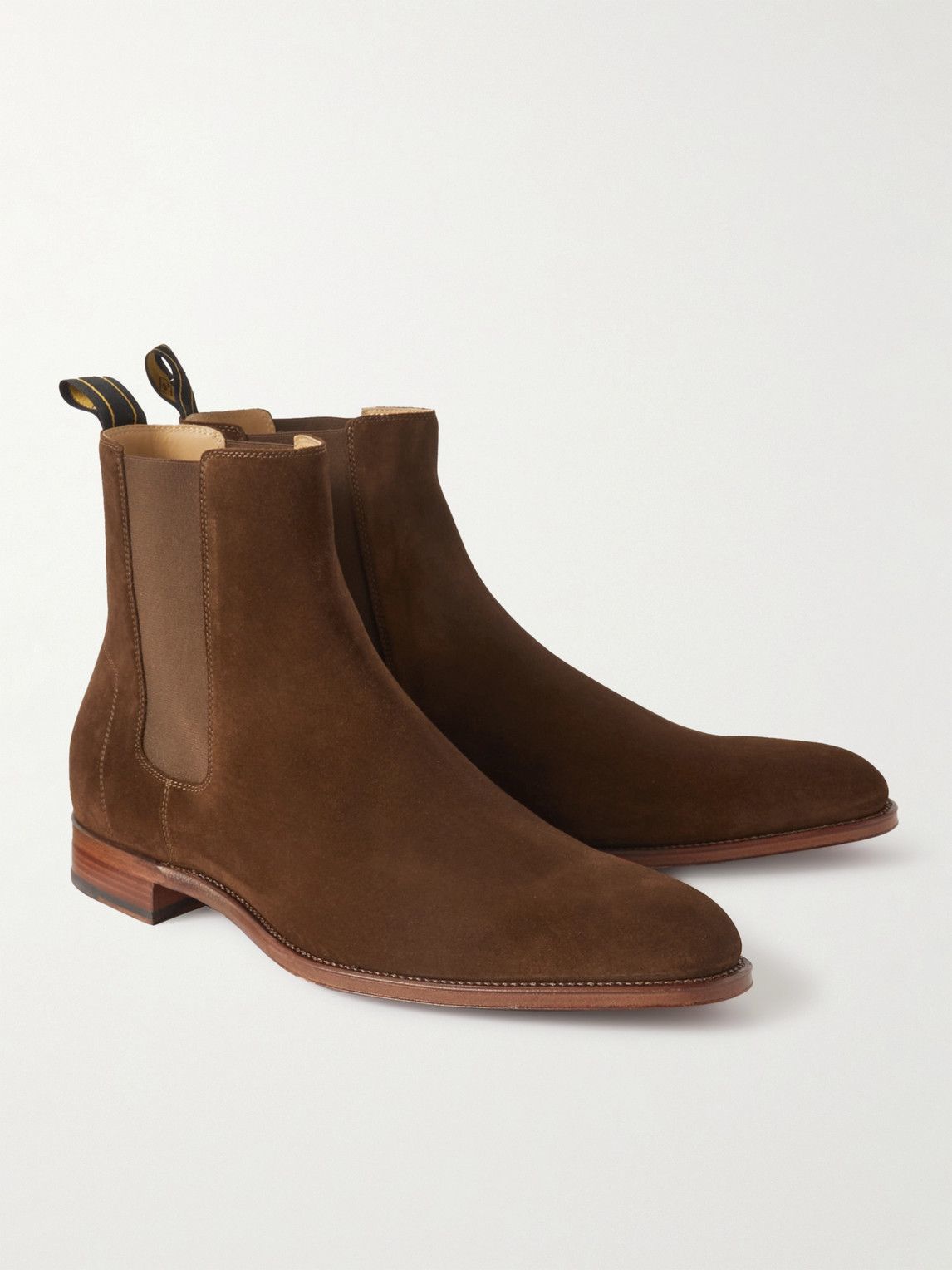 Dunhill - Kensington Suede Chelsea Boots - Brown Dunhill