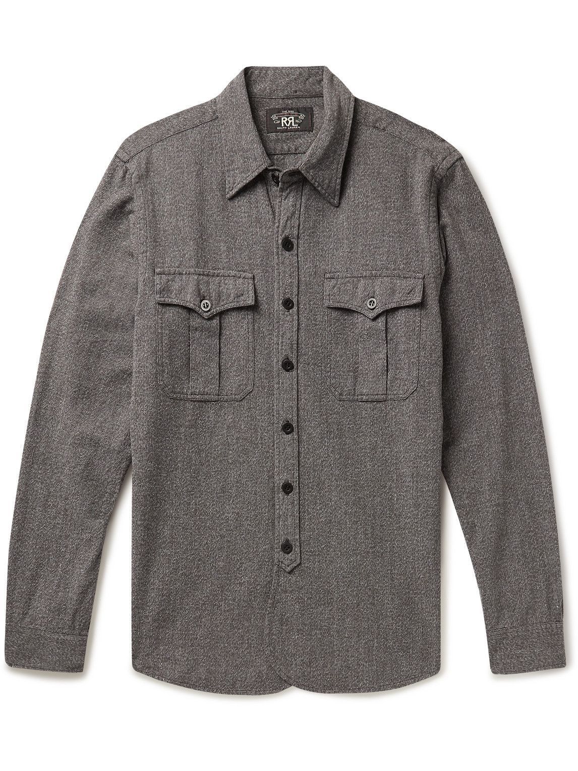 RRL - Clayton Cotton Shirt - Gray RRL