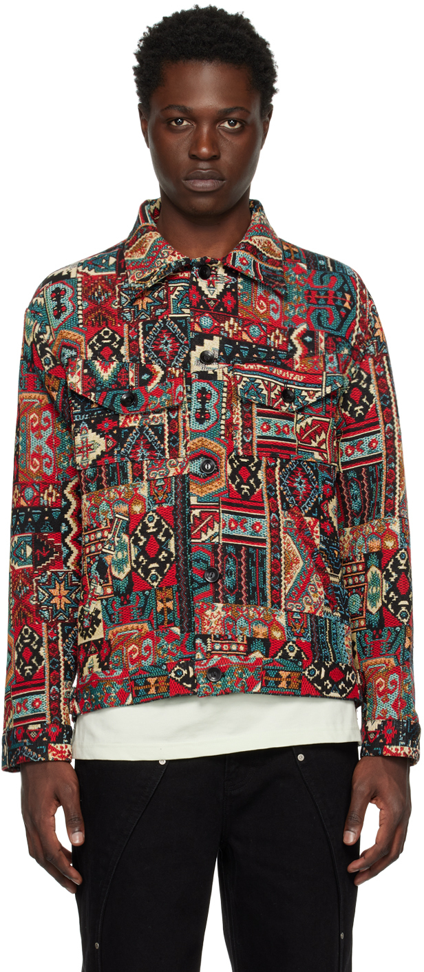 Andersson Bell Red Jacquard Jacket Andersson Bell