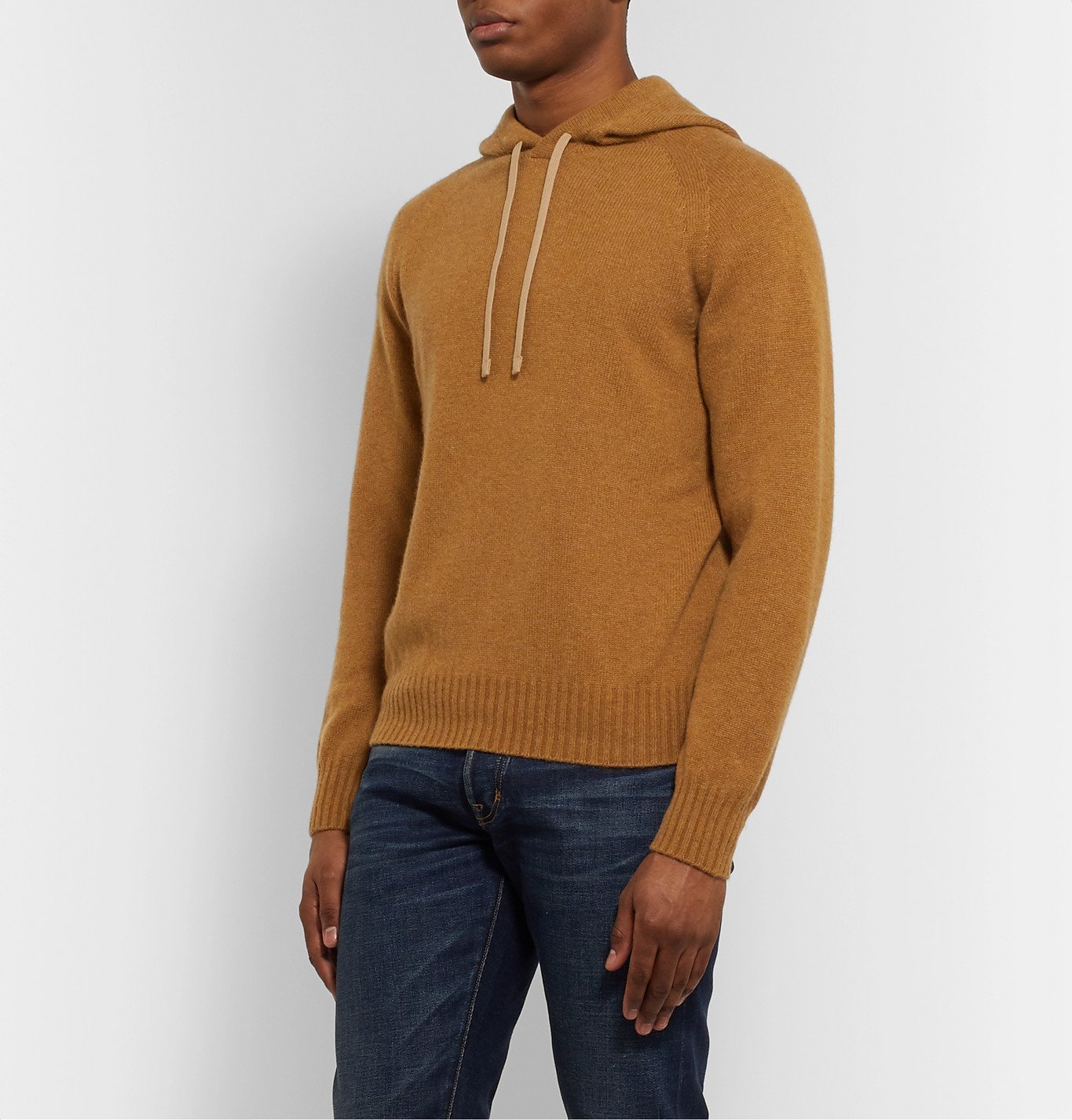 TOM FORD - Slim-Fit Cashmere Hoodie - Brown TOM FORD