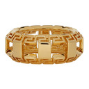 Versace Gold Greek Key Ring